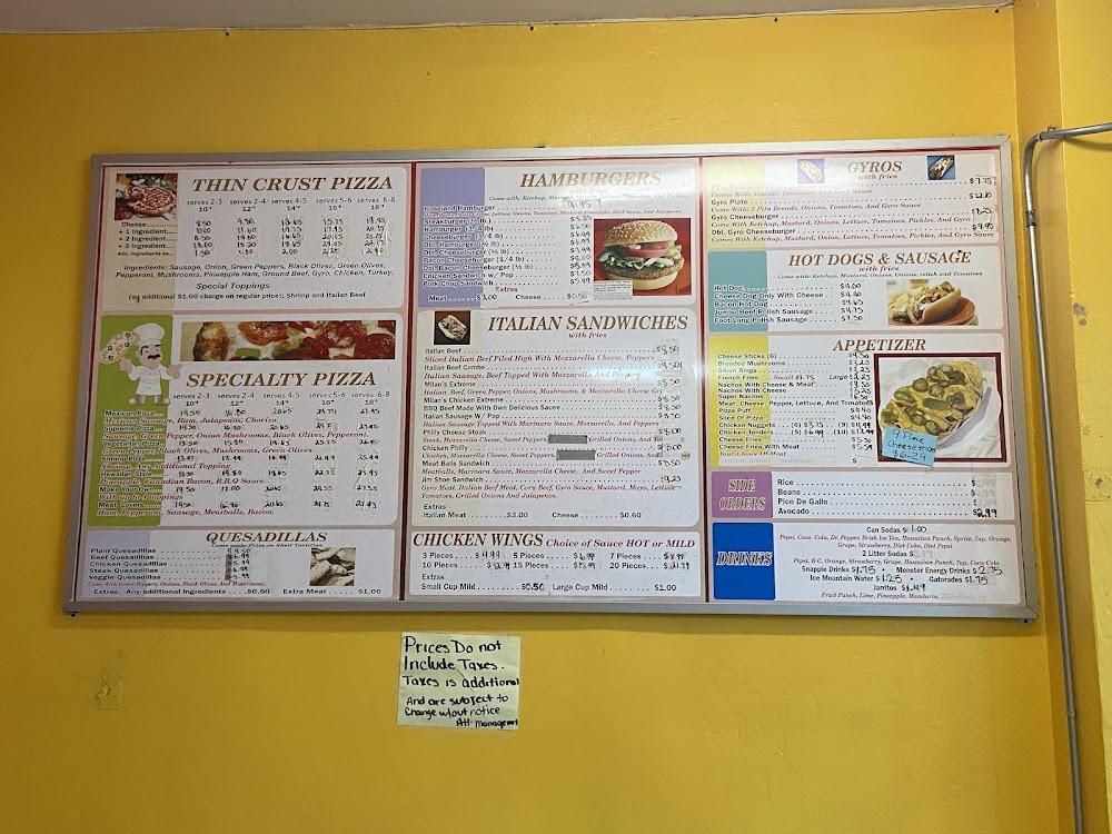 Roseland Pizza & Tacos Menu image 2