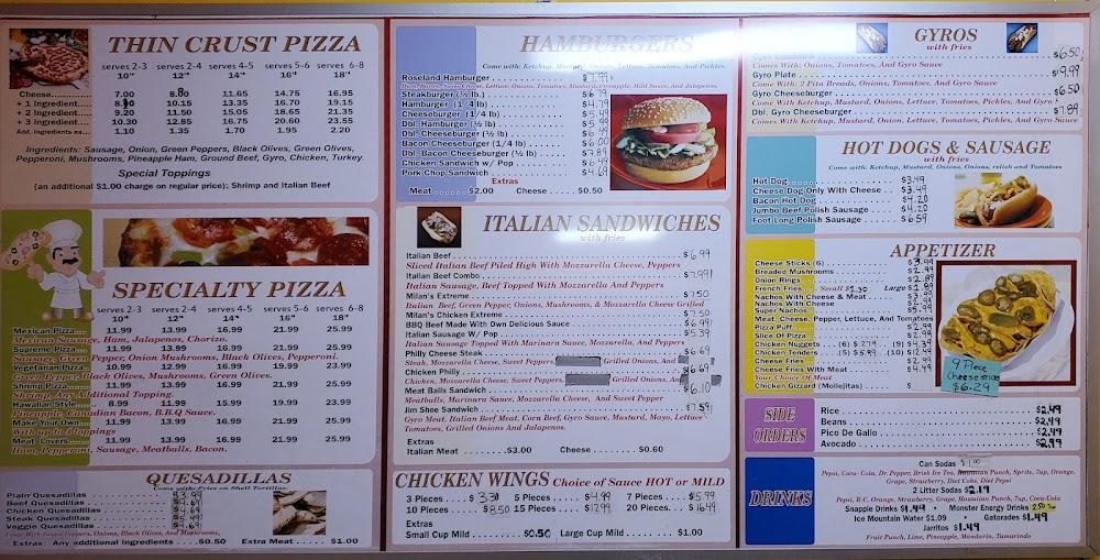 Roseland Pizza & Tacos Menu image 3
